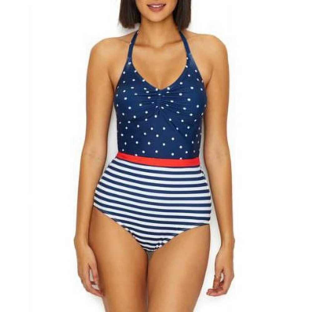 ModCloth Cleo One Piece Swimsuit Nautical